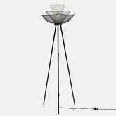 Mallawi Black Floor Lamp